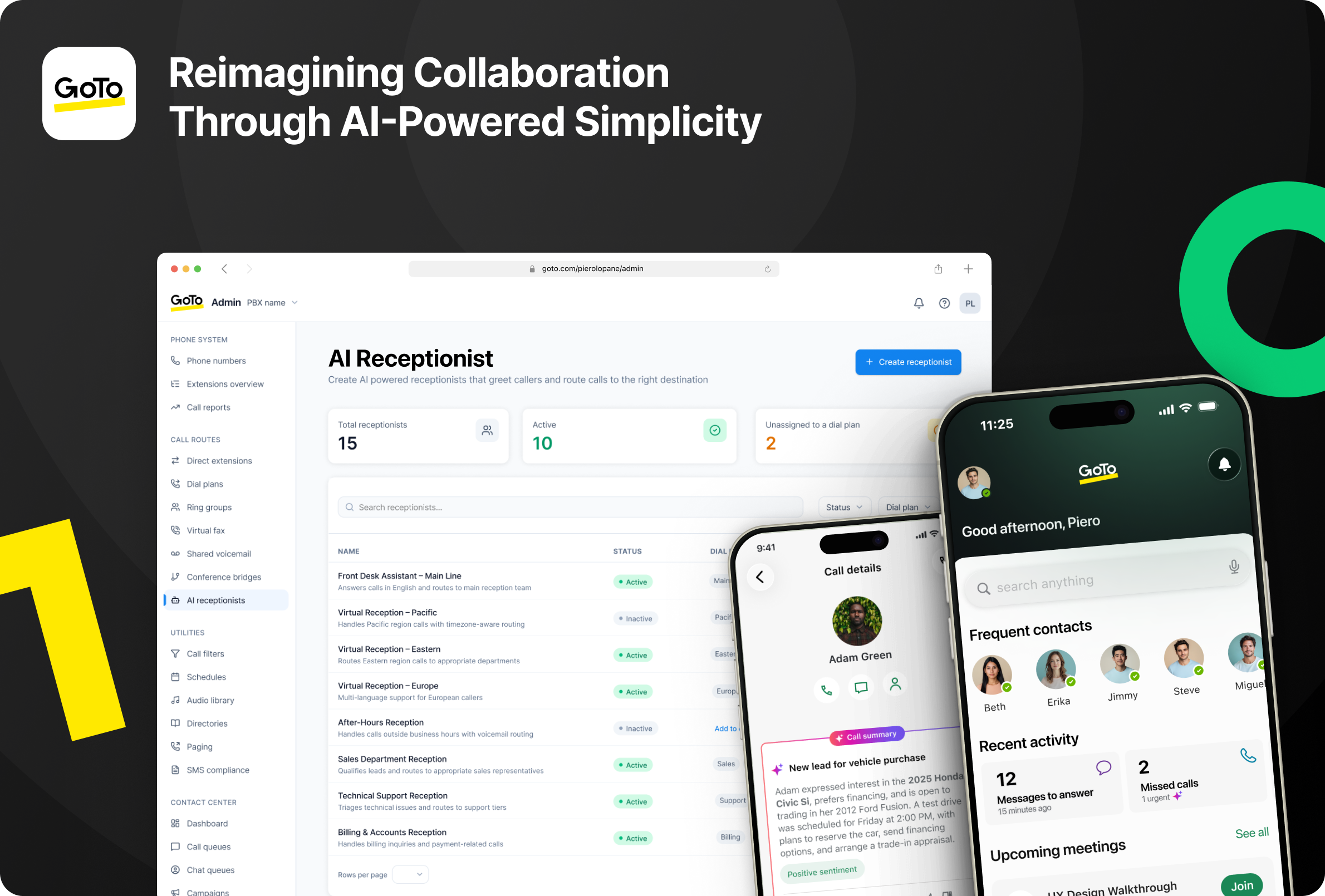 Tangerine design hero